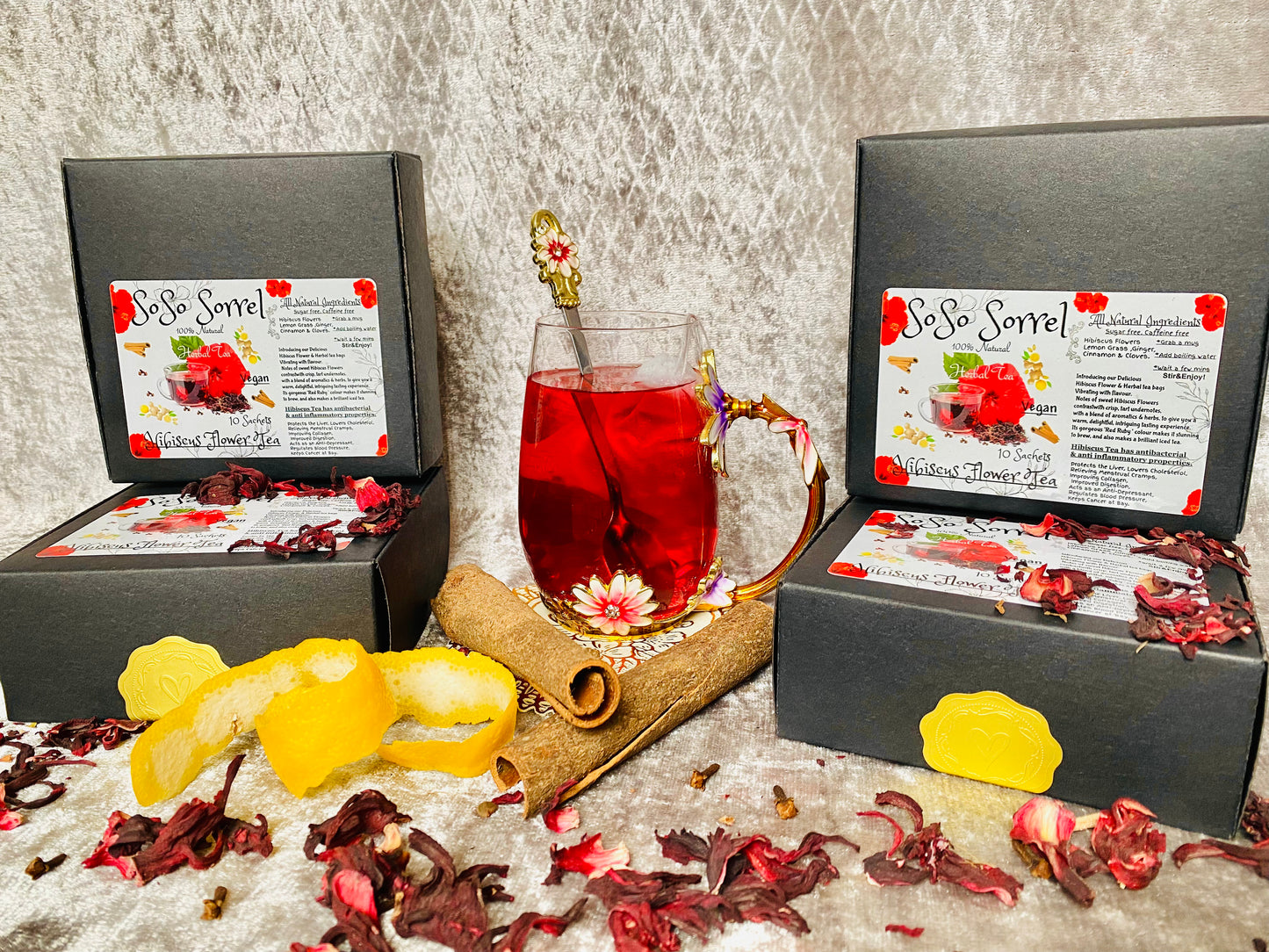 SoSo Sorrel Hibiscus Flower Herbal Tea